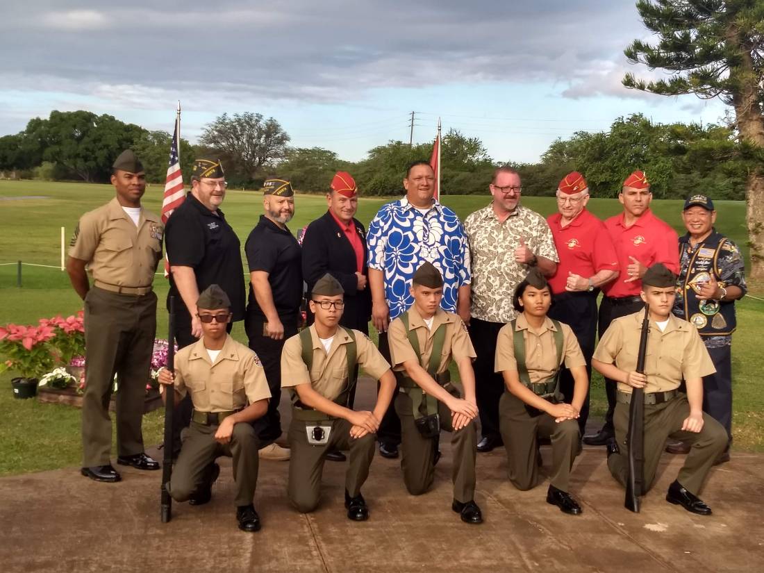 Barbers Point ceremony