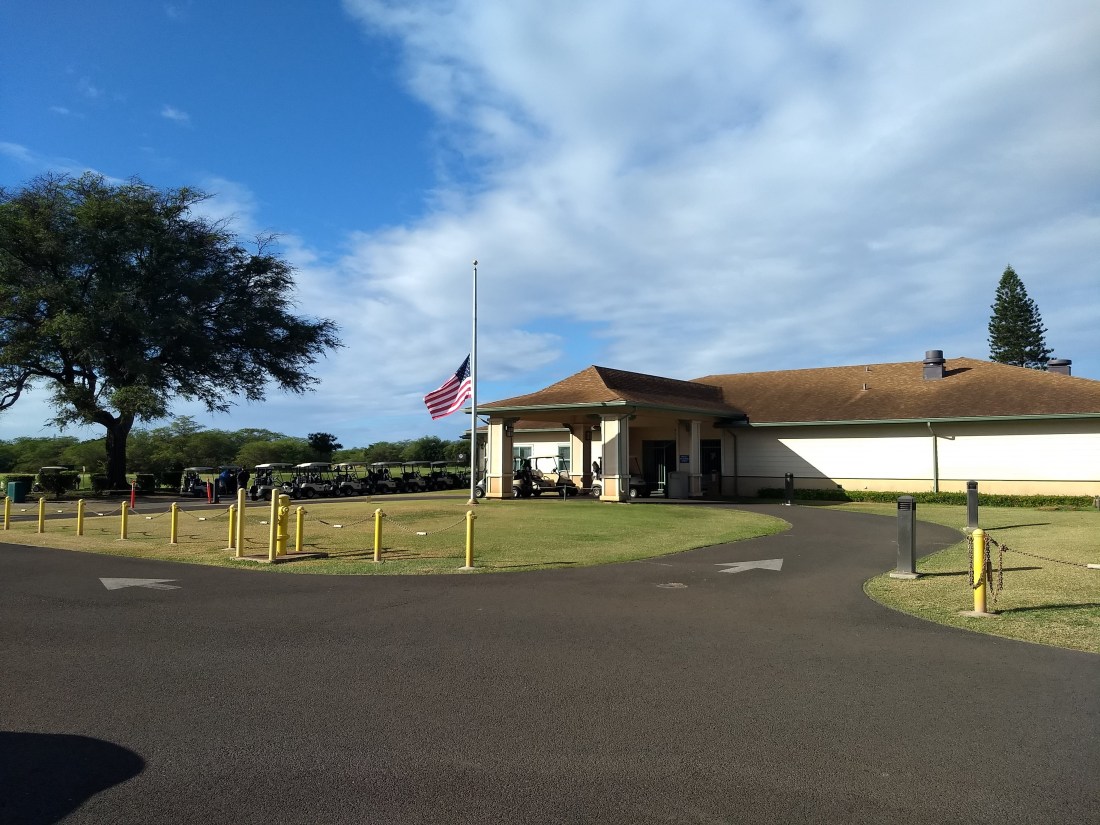 Barbers Point front of club house