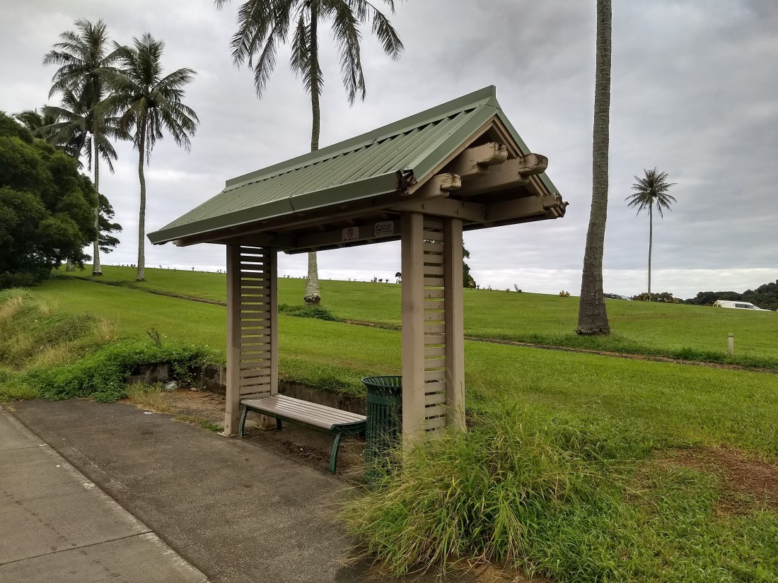1bus stop kaneohe